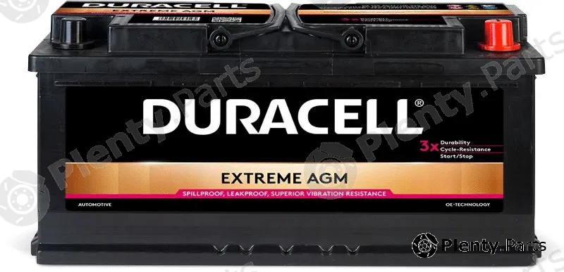 Duracell 016605010801 — Starter Battery Extreme AGM