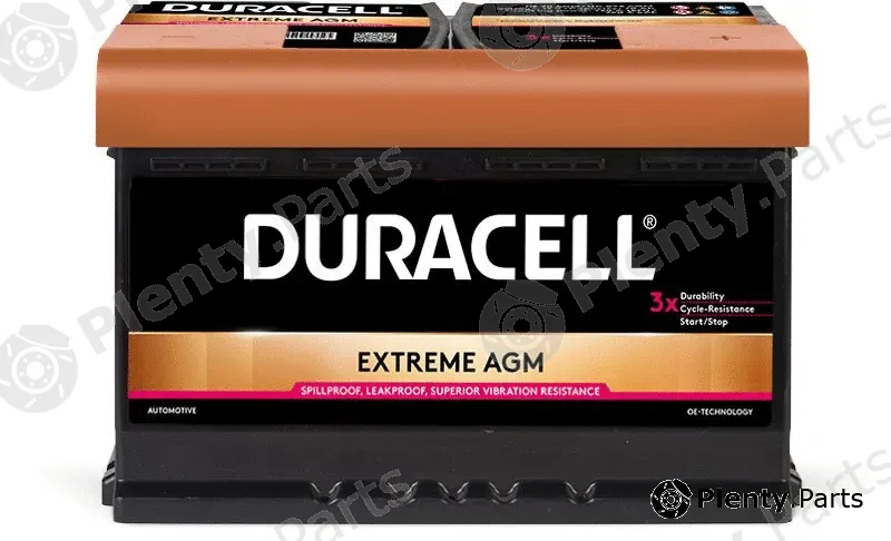 Duracell 016570010801 — Starter Battery Extreme AGM