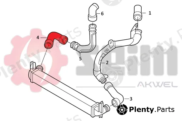 Seim 981977 — Charge Air Hose