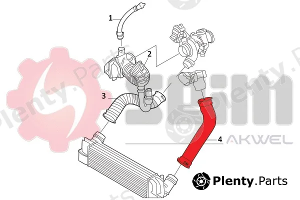 Seim 981740 — Charge Air Hose