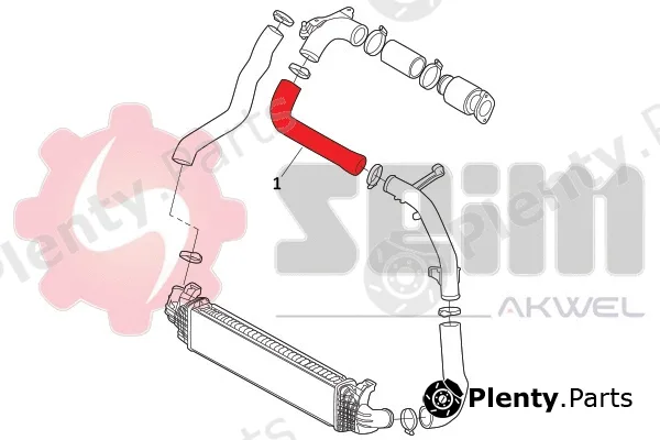 Seim 982150 — Charge Air Hose