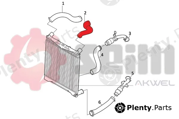 Seim 981830 — Charge Air Hose
