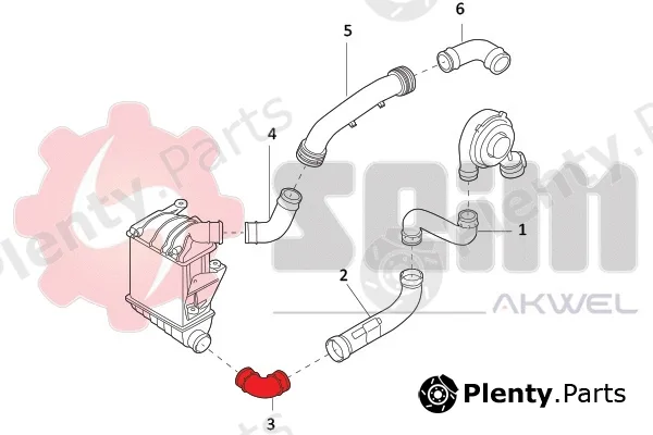 Seim 981923 — Charge Air Hose