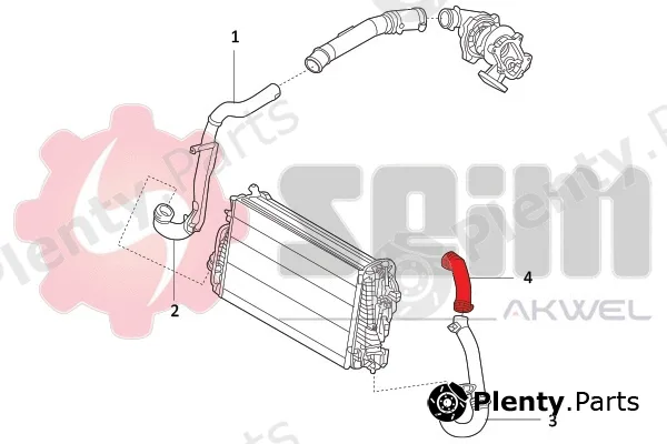 Seim 981894 — Charge Air Hose