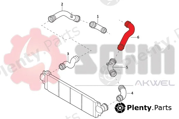Seim 981988 — Charge Air Hose