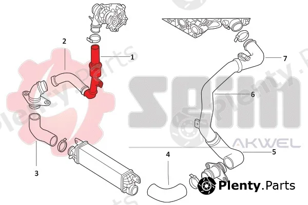 Seim 982016 — Charge Air Hose