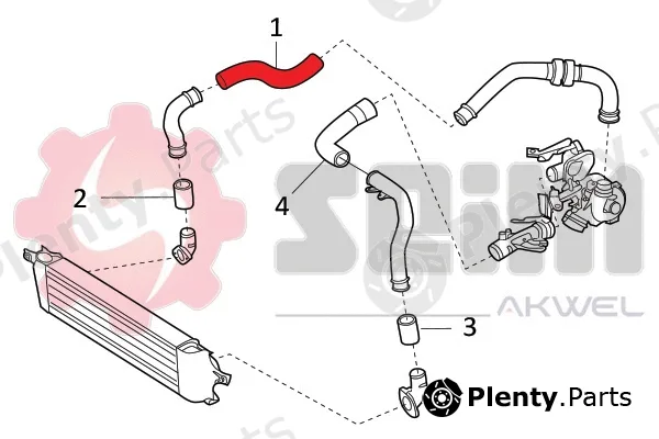 Seim 981875 — Charge Air Hose