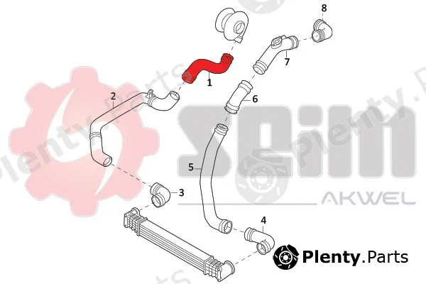 Seim 982139 — Charge Air Hose
