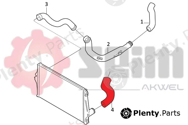 Seim 982151 — Charge Air Hose