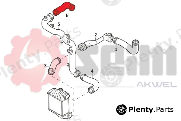 Seim 981926 — Charge Air Hose