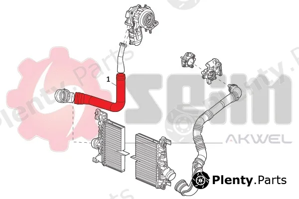 Seim 981887 — Charge Air Hose