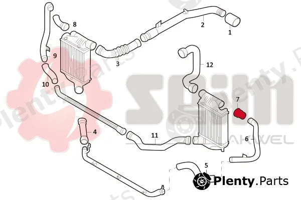 Seim 981692 — Charge Air Hose