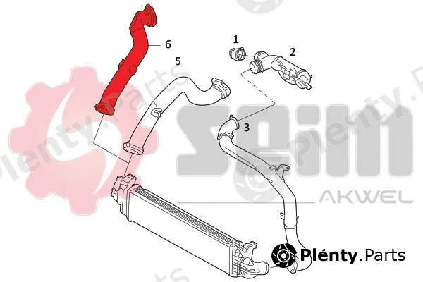 Seim 981779 — Charge Air Hose