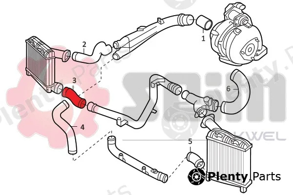 Seim 981987 — Charge Air Hose
