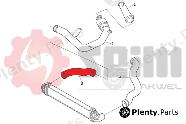 Seim 982000 — Charge Air Hose
