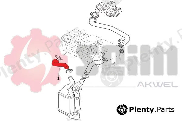 Seim 981879 — Charge Air Hose