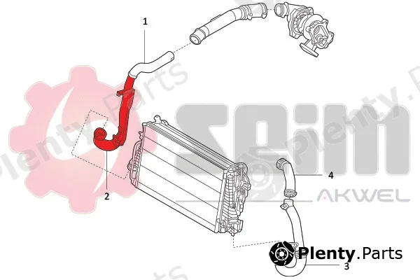 Seim 981891 — Charge Air Hose