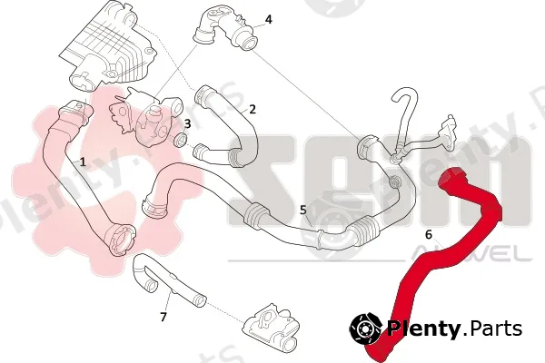 Seim 981674 — Charge Air Hose