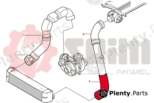 Seim 981710 — Charge Air Hose