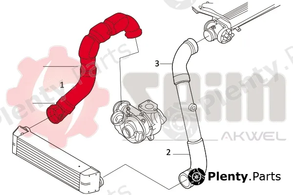 Seim 981718 — Charge Air Hose
