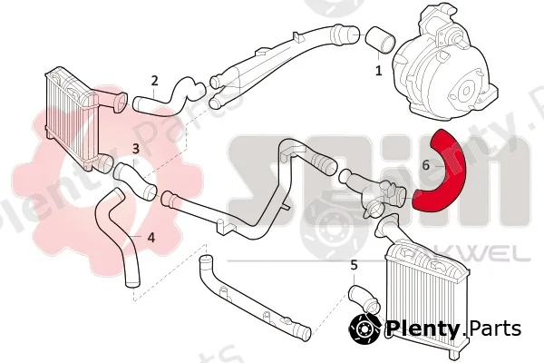 Seim 981706 — Charge Air Hose