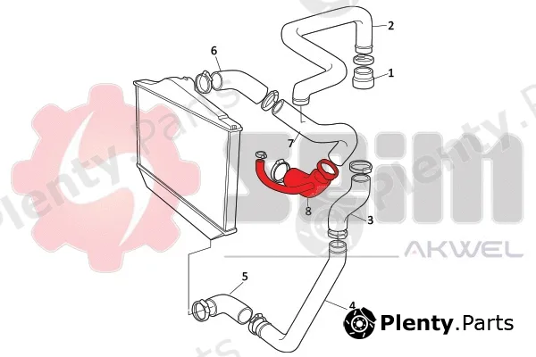 Seim 981994 — Charge Air Hose