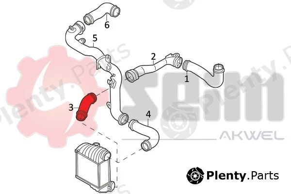 Seim 981947 — Charge Air Hose