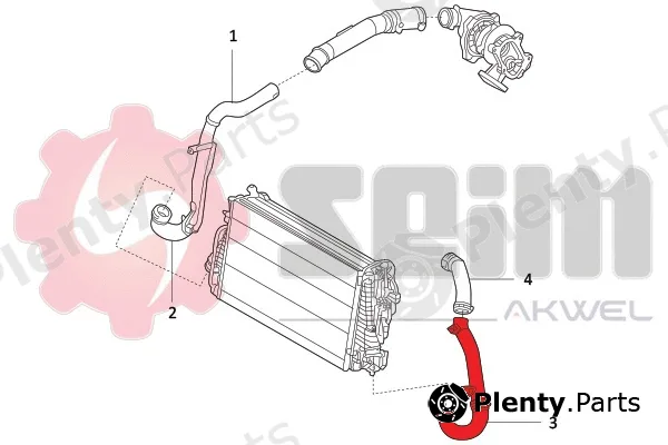 Seim 982119 — Charge Air Hose