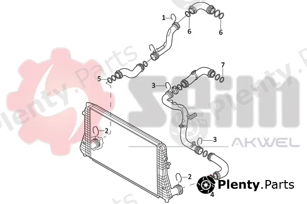Seim 981969 — Charge Air Hose
