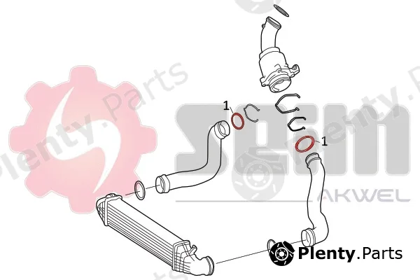 Seim 981840 — Charge Air Hose