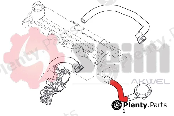 Seim 981751 — Charge Air Hose