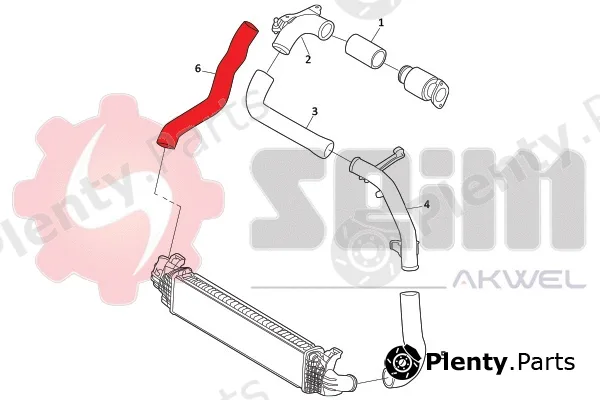 Seim 982002 — Charge Air Hose