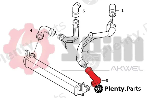 Seim 981981 — Charge Air Hose