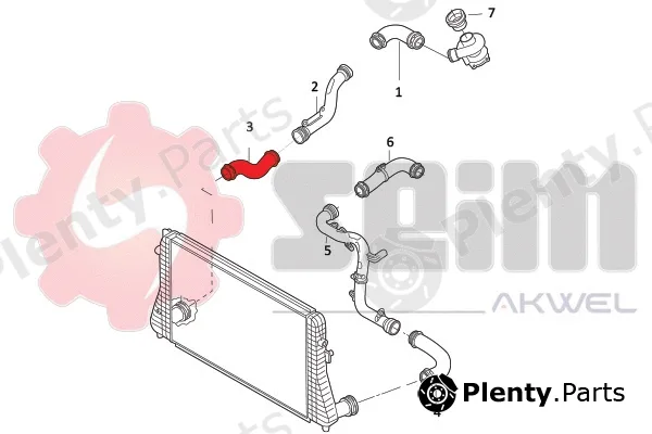 Seim 981937 — Charge Air Hose