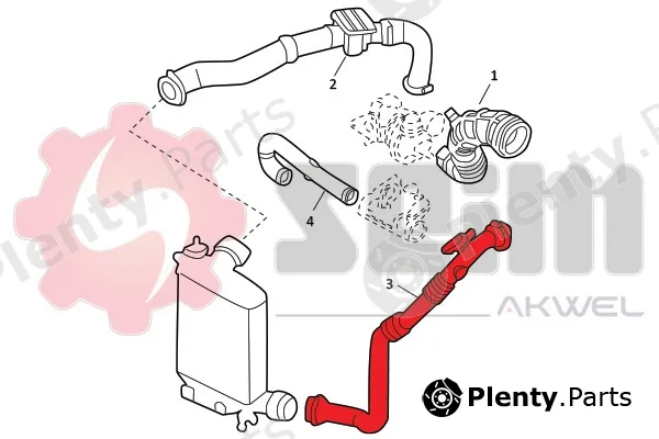 Seim 982130 — Charge Air Hose