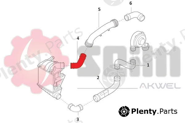 Seim 981921 — Charge Air Hose