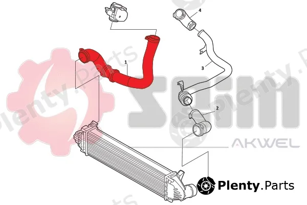 Seim 981827 — Charge Air Hose