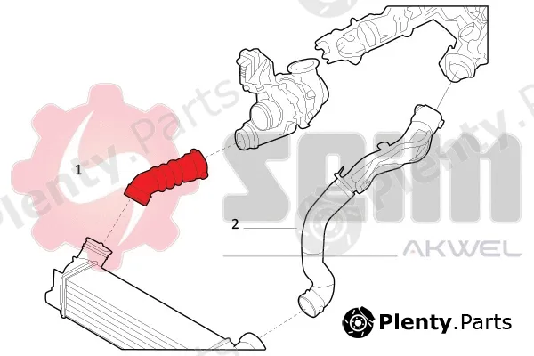 Seim 981730 — Charge Air Hose