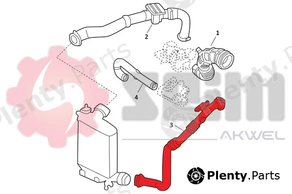 Seim 981910 — Charge Air Hose