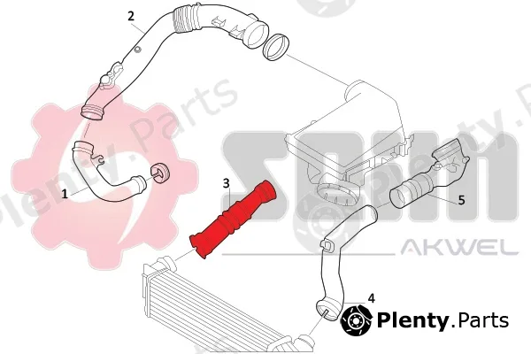 Seim 981720 — Charge Air Hose