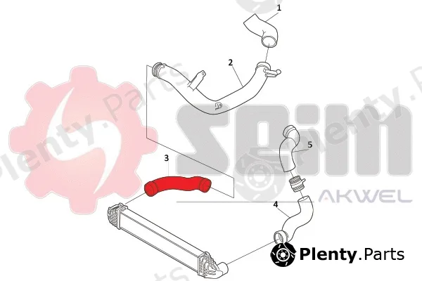 Seim 982148 — Charge Air Hose