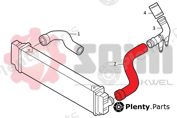 Seim 981951 — Charge Air Hose