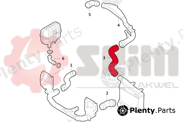 Seim 981700 — Charge Air Hose