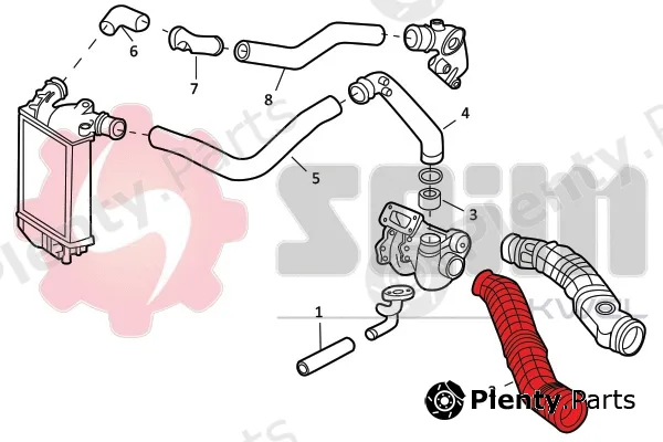 Seim 982004 — Charge Air Hose