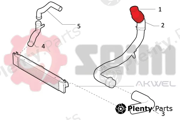 Seim 981744 — Charge Air Hose