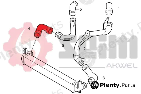 Seim 981925 — Charge Air Hose