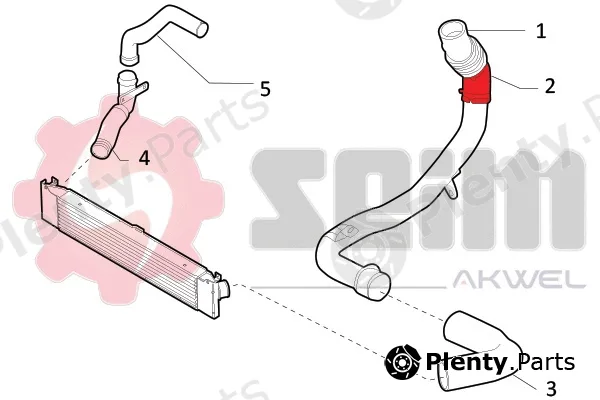 Seim 981745 — Charge Air Hose