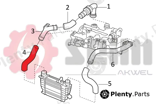 Seim 982113 — Charge Air Hose