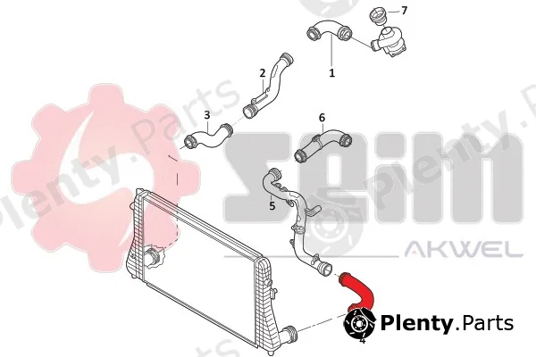 Seim 981957 — Charge Air Hose