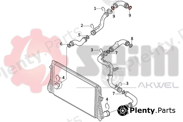Seim 981967 — Charge Air Hose